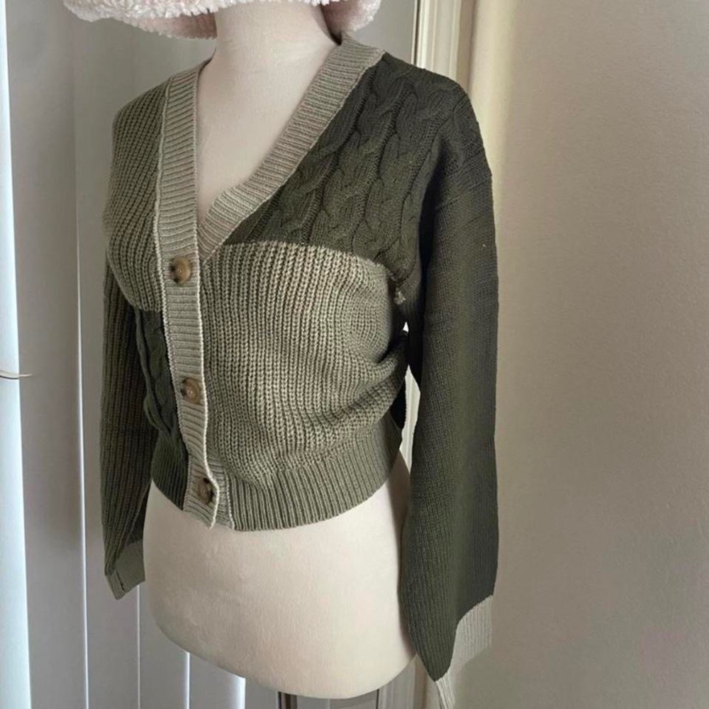 Green Knit Sweater